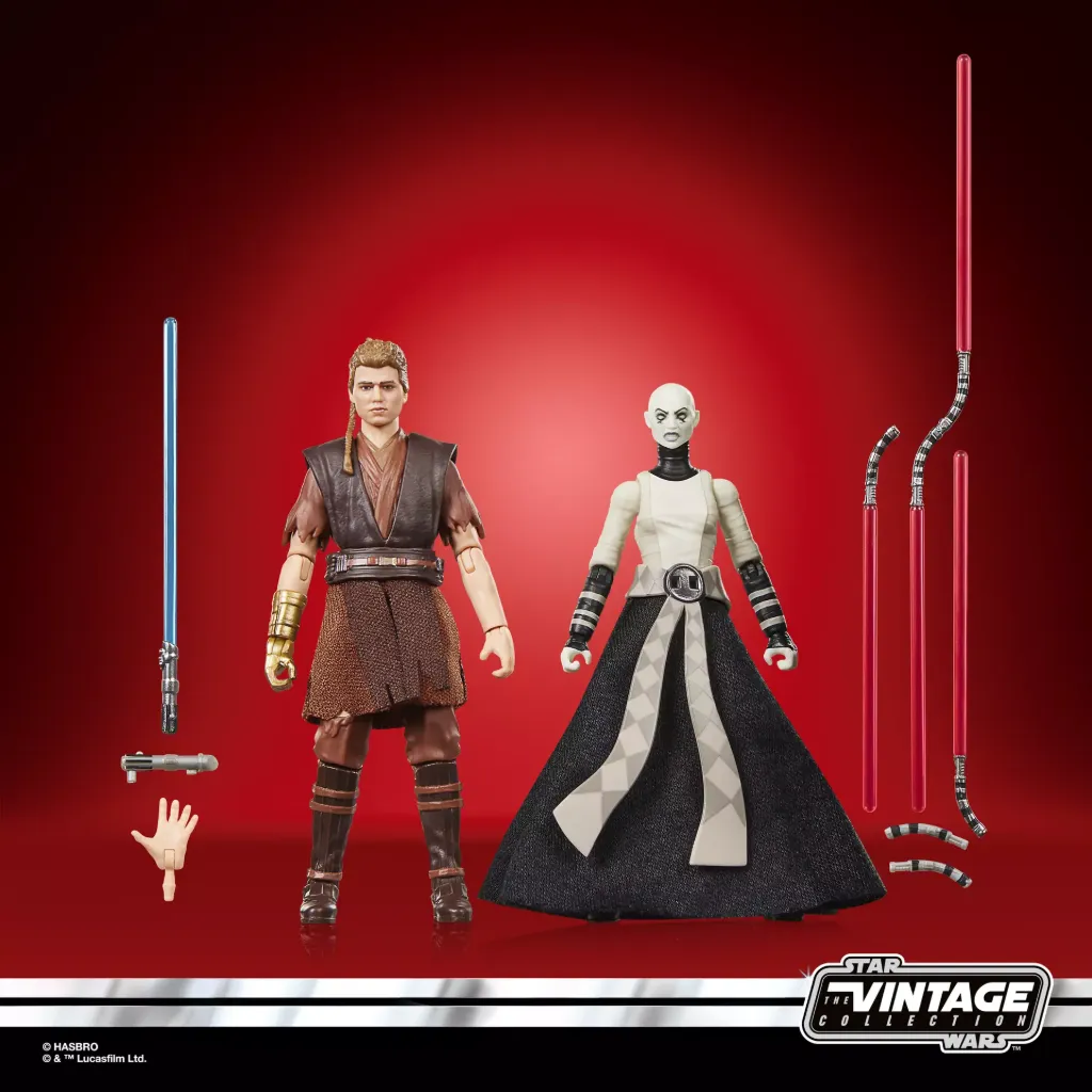 Star Wars Vintage Collection Anakin Skywalker & Asajj Ventress 2'li Figür Seti