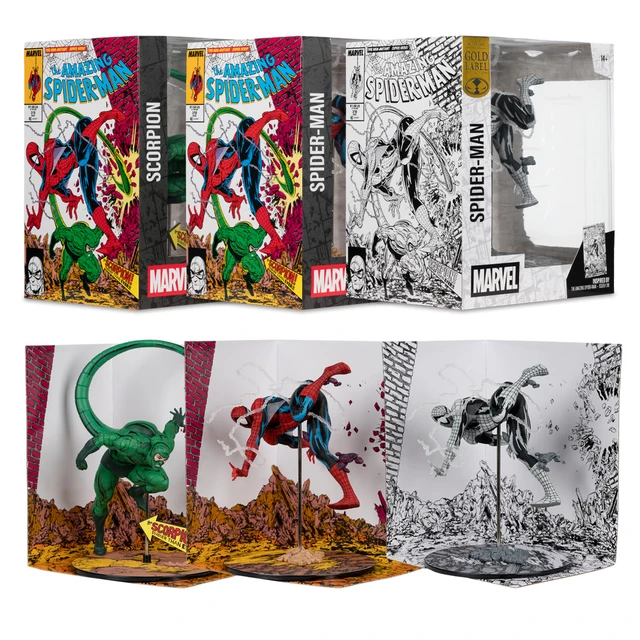 Scorpion Spider-Man Amazing Spider-Man #318 3'lü 1:10 Figür Seti