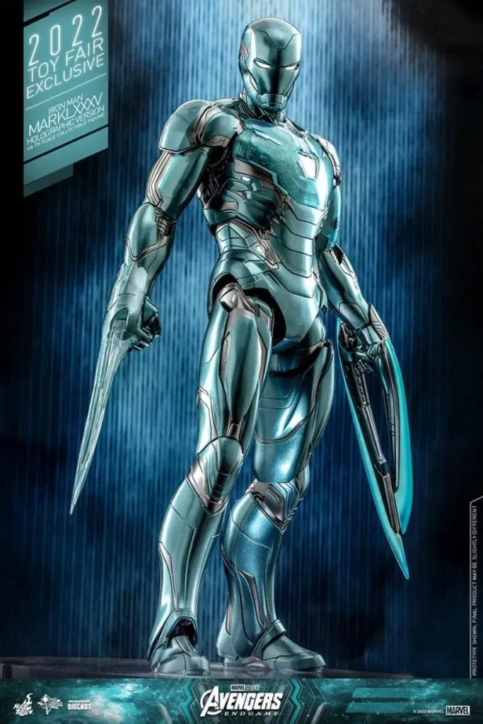 Iron Man Mark LXXXV Holographic Movie Masterpiece Diecast